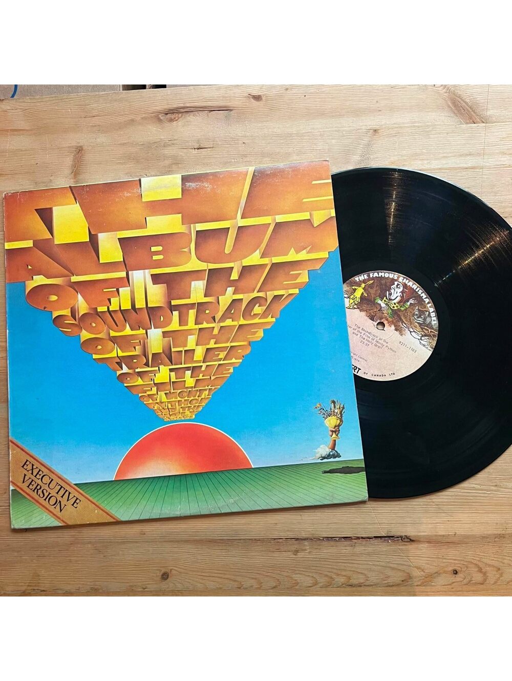 Various - Monty Python and the Holy Grail Original Soundtrack 33rpm VG+ VR02